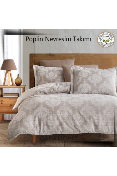 Çapa Home Poplin Nevresim Takımı %100 pamuk